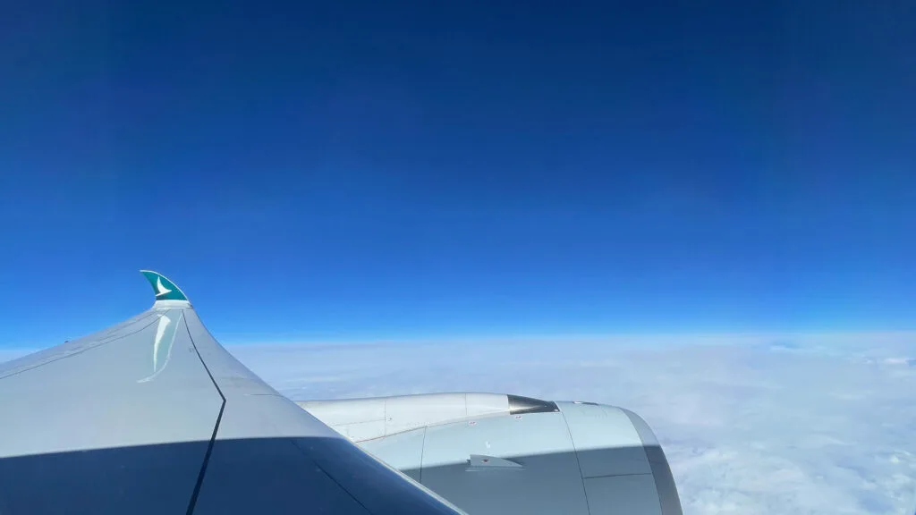 Cathay Pacific A350 Plane Wing