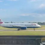 British Airways Plane on Taxiway