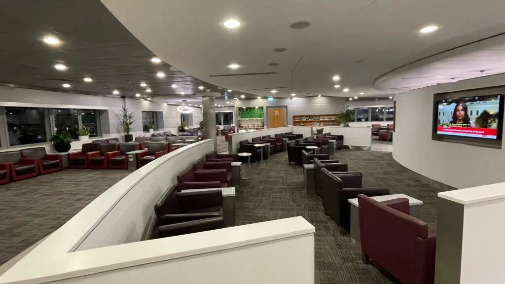 Seating at the Admirals Club London Heathrow Terminal 3