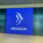 Non-Schengen Aegean Lounge at Athens International Airport Entrance