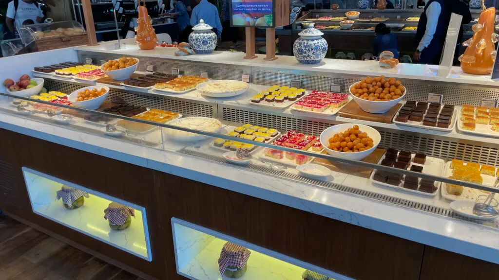 Sweet Buffet at the iGA Lounge Istanbul Airport